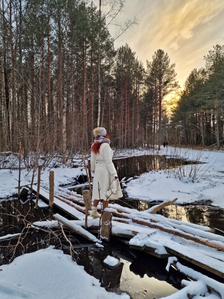 Таллинн, Эстония, болото Пяэскюла, новая тропа на понтонах